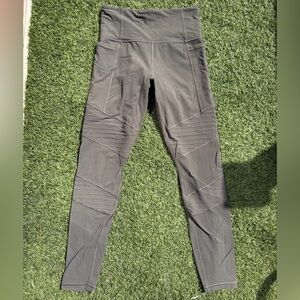 Athleta Olive Green Leggings with Pockets